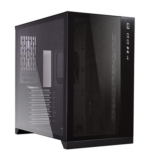 کیس Full Tower لیان لی سری Dual chamber O11 Dynamic Tempered Glass pc-o11-dynamic مدل PC-O11DX - Black